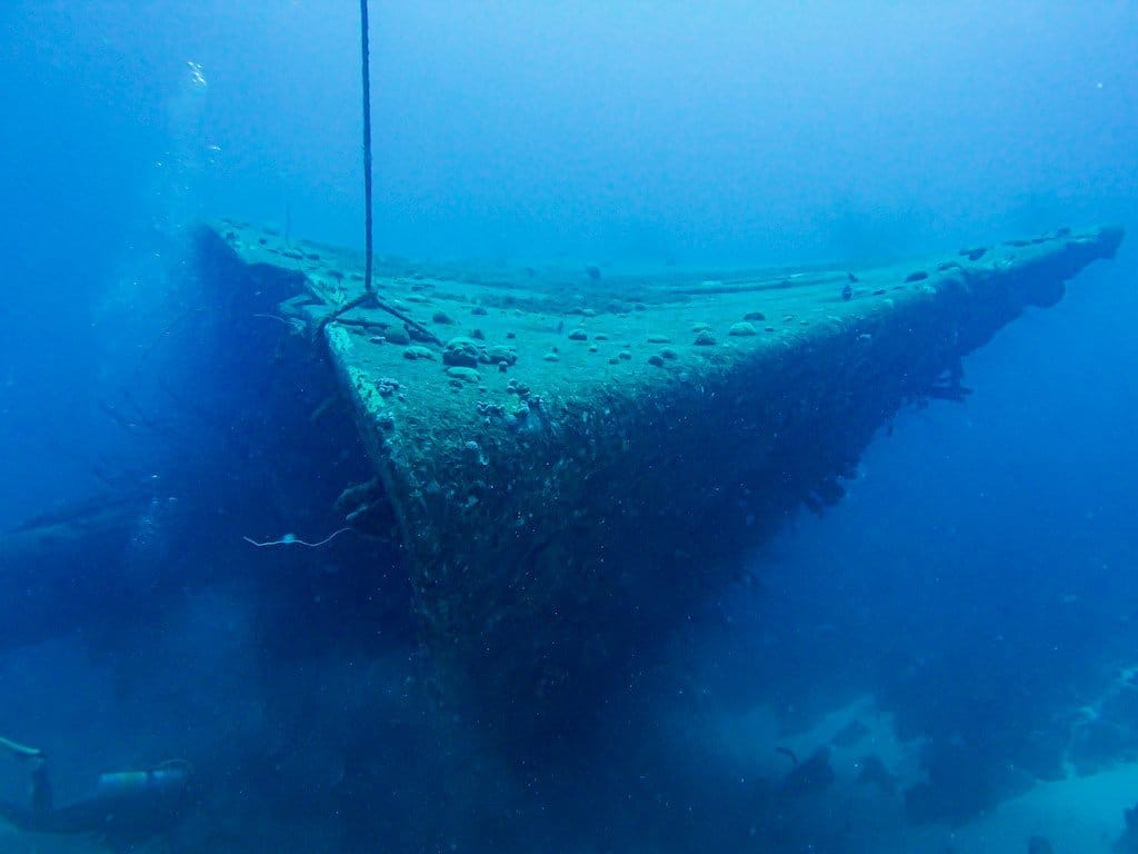 Plonger à Bonaire permet de découvrir la très belle épave du Hilma Hooker