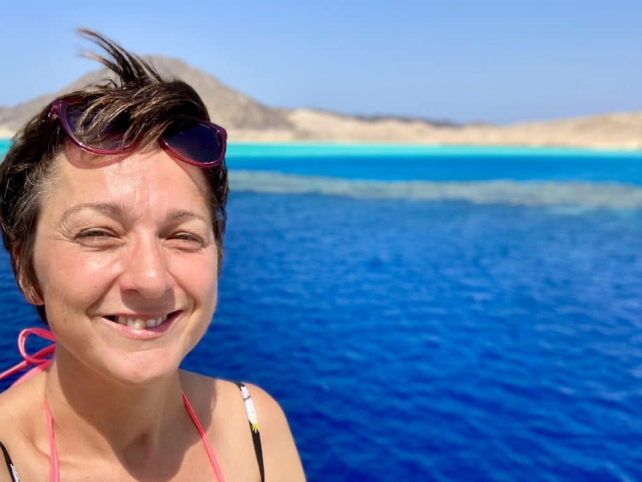 Hélène Adam fait une croisière de plongée à Zabargad en Egypte.