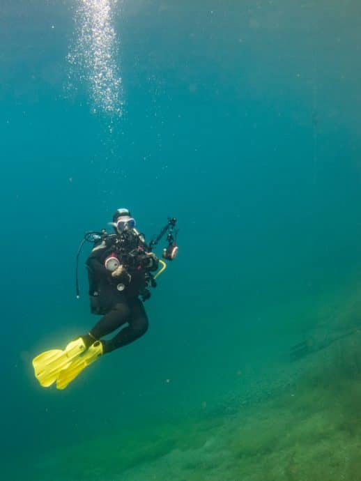 Christine Bossée, une figure incontournable de la plongée associative à la Gravière du Fort.