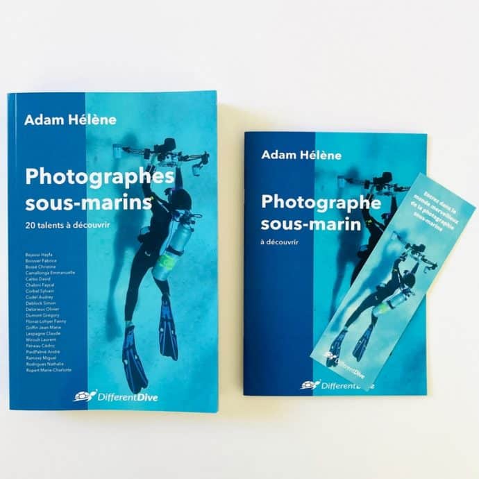 Le livre des photographes présenté au salon de la plongée de Paris 2022.