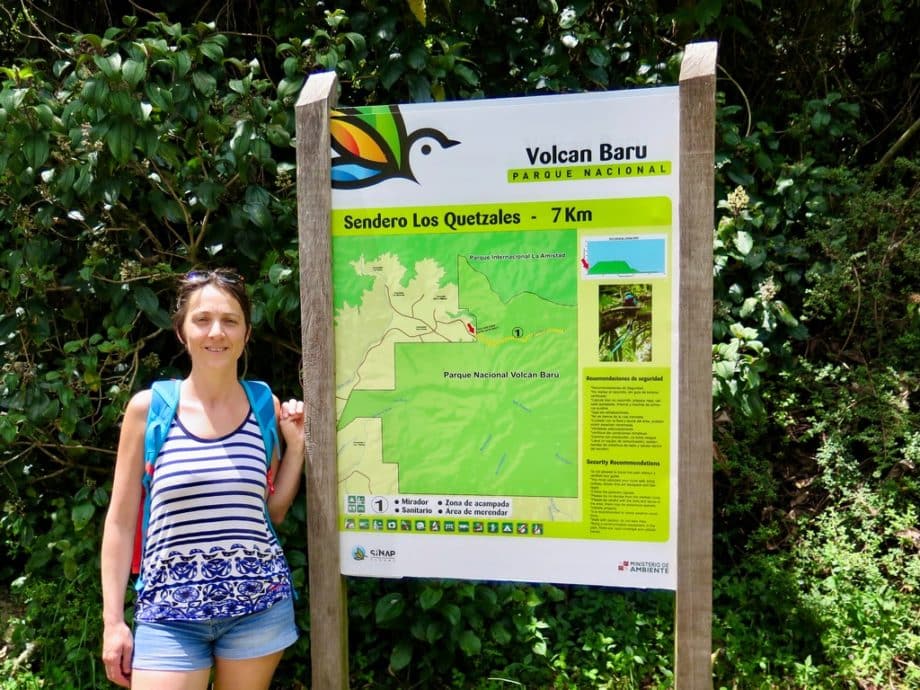 A la recherche des Quetzales dans la réserve naturelle du volcan Baru.