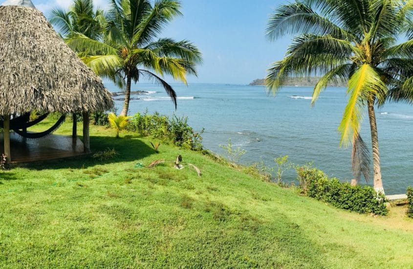 La vue de l'hôtel las Cabanas lors d'un road trip au Panama.