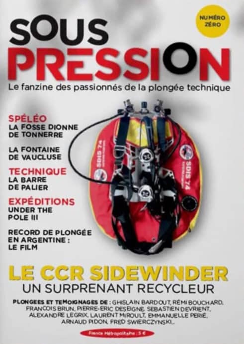 Magazine de plongée technique Sous Pression.