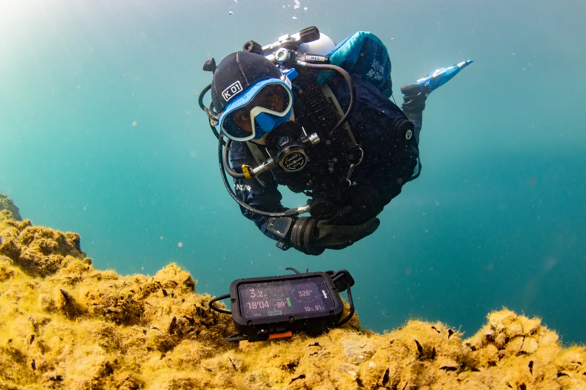 Helene Adam avec le Suunto Nautic