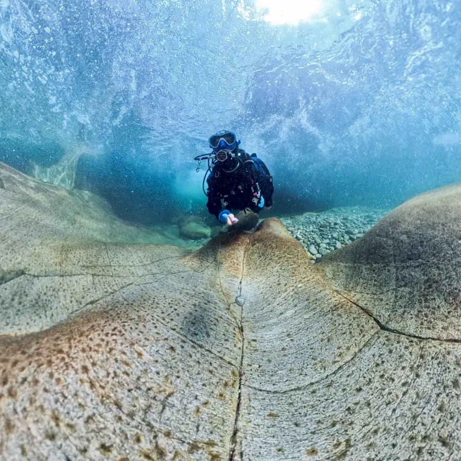 Plonger à Posse 1 dans la Verzasca
