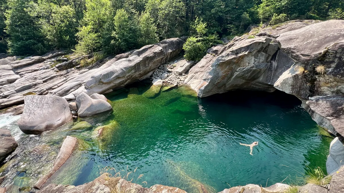 Le site de Posse 2 vu de haut