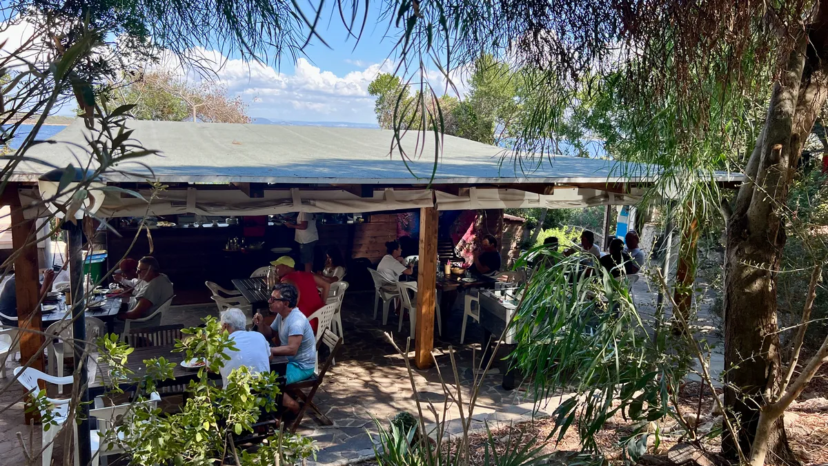 Le restaurant du club de plongée
